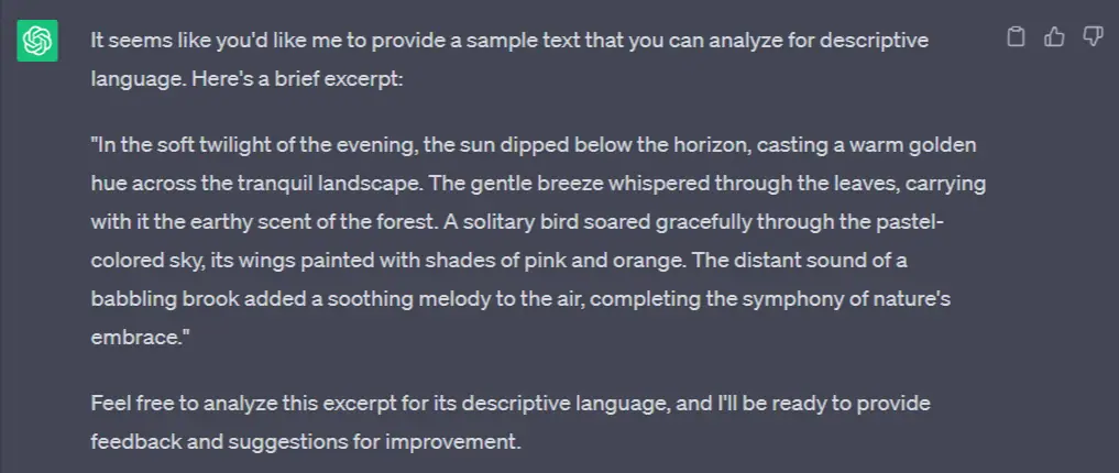 ChatGPT Prompt for Stylistic Help