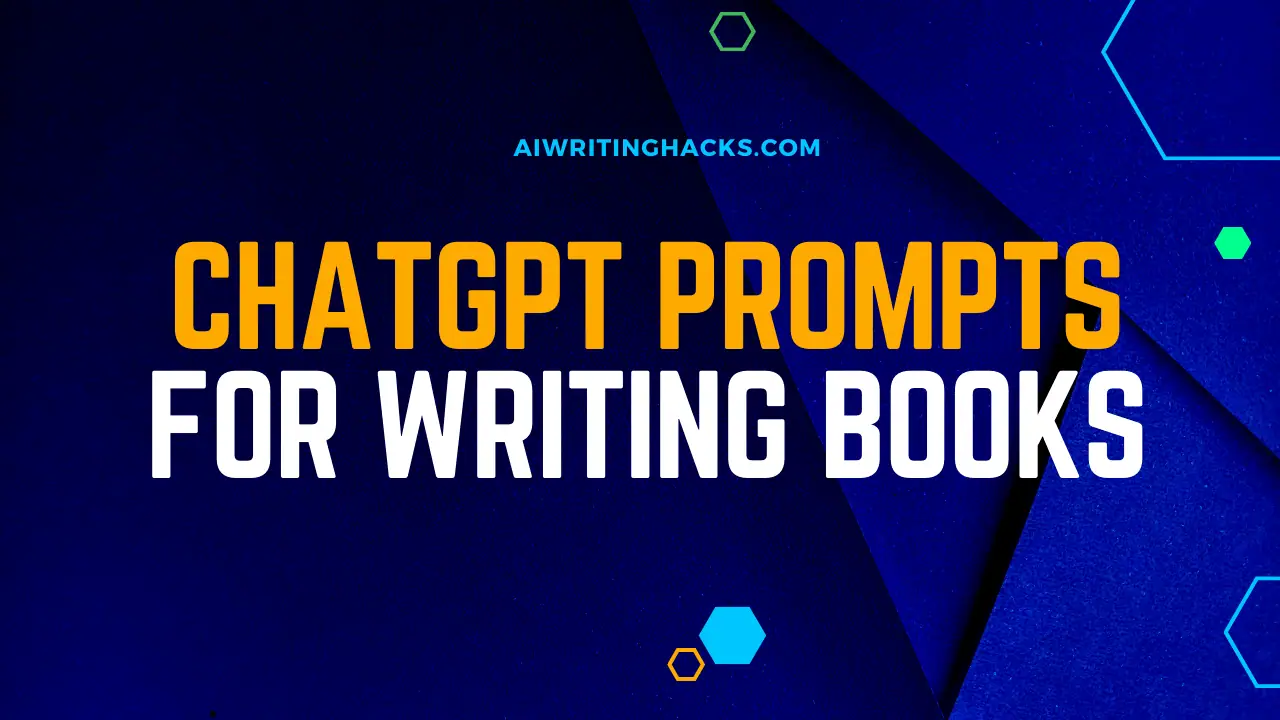 ChatGPT Prompts for Writing a Book