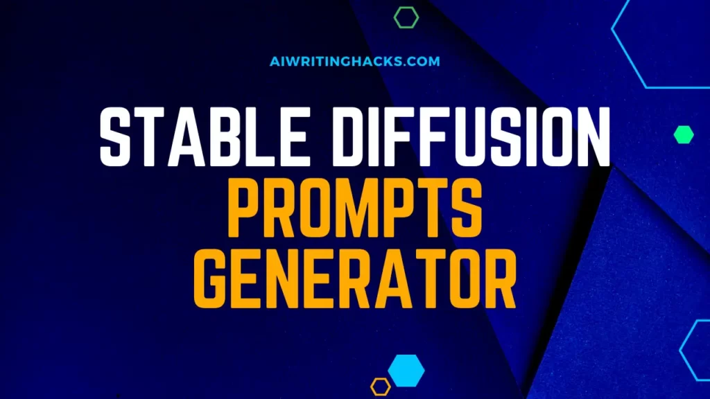 Stable Diffusion Prompts Generator