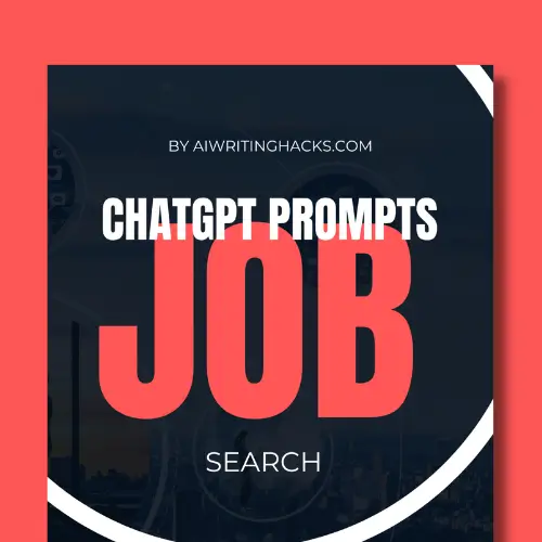 ChatGPT Prompts for Job Search